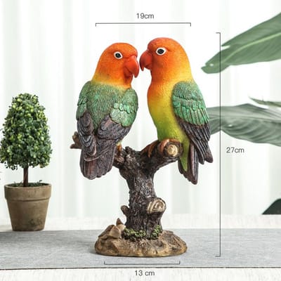 Europese Stijl Gesimuleerde Papegaai Creatief Ontwerp Vogelmodel Woonkamer Entree Werk Wijnkast Decoratie Ornamenten High-end Ambachten
