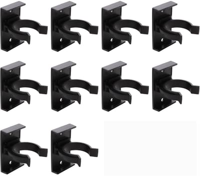 longziming -10 Stuks Keukenkast Pootclips – Verstelbare Meubelclips – Bevestigingsmateriaal voor Kasten, Banken, Tafels, Bedden & TV-Meubels – Stevig Kunststof – Zwart
