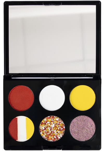 PartyXplosion Carnaval Gezicht / Face paint set - Oeteldonk - Brabant thema - schmink / make-up - waterbasis