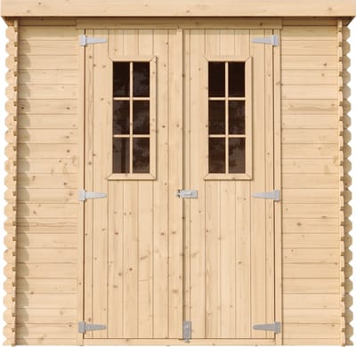 Timbela M311C - Houten tuinhuis - 2,22 m² - 142x204xH200 cm - zonder vloer