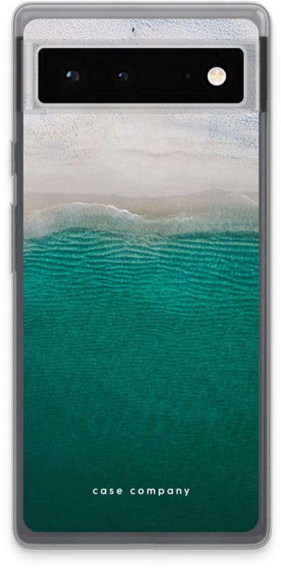 Case Company® - Hoesje geschikt voor Google Pixel 6 hoesje - Stranded - Soft Cover Telefoonhoesje - Bescherming aan alle Kanten en Schermrand