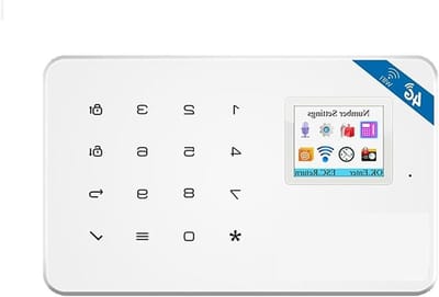 Smart Alarmsysteem - Beveiligingssysteem Huis - Huis Beveiligen - App Controle - 17 Inch Kleurenscherm - Zwart