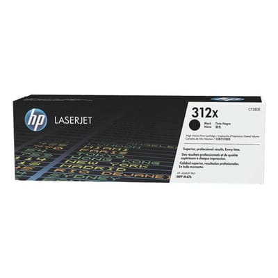 HP CF380X nr. 312X toner cartridge zwart hoge capaciteit (origineel)