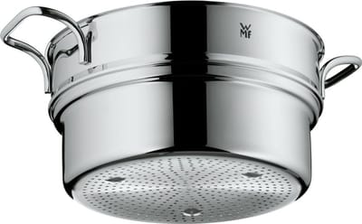 WMF ProfiSelect 24 cm Steamer Insert, Kitchen Steamer, Food Steamer, Stainless Steel, Silver