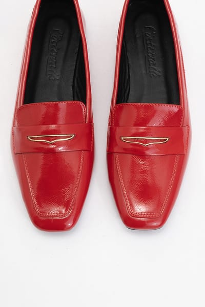 Iridessa Leren Plat Loafers Dames