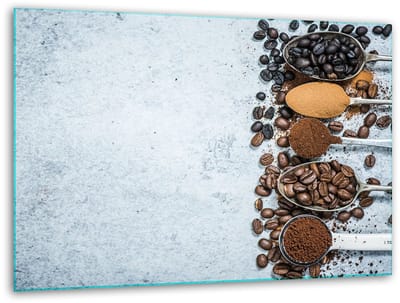 TMK ArtDeko - Snijplanken - Glas - 40x30cm - Koffiedesign