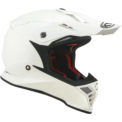 KYT Skyhawk Plain Wit Crosshelm - Helm