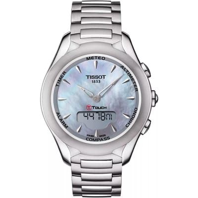 Tissot T-Touch Solar T0752201110100 Horloge - Staal - Zilverkleurig - Ø 39 mm