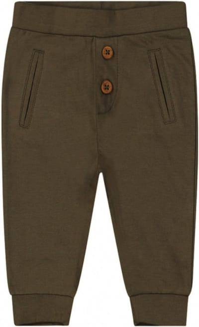 Dirkje - Broek - Faded - Green - Bio - Cotton - Maat 74