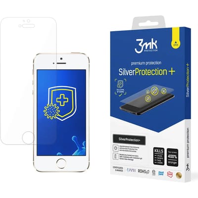 Antimicrobiële beschermingsfilm 3MK Apple iPhone 5/5S/SE SilverProtection+