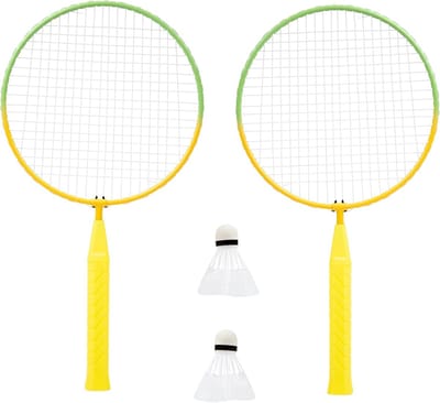 Mini Badmintonset voor Kinderen vanaf 3 jaar - Complete Starterskit met Rackets en Shuttles