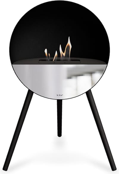 Le Feu Eye - Black/Black/Mirror Glass/Black - 48cm