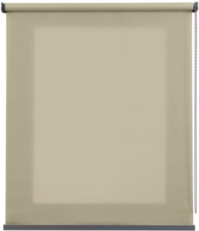 Storesdeco - Premium doorschijnend rolgordijn met aluminium afwerkingen, stenen kleur 80x250 cm