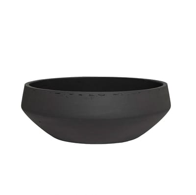 Pottery Pots - Plantenbak - Madu M - Ø36cm x H12,5cm - Black Washed