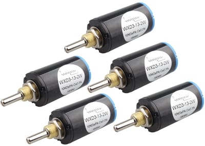 Dailygoody - WXD3-13 Rotatie Potentiometer Set - 5 Stuks - 10kΩ voor Timer, Snelheid en Temperatuur