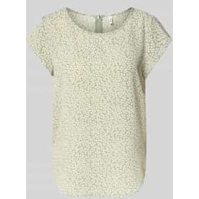 Relaxed fit blouseshirt in crêpe-uitvoering Model 'VIC'