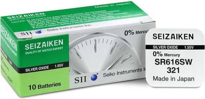 SR616SW - 321 horloge Batterij Seiko - 10 stuks