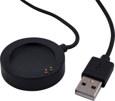 USB Oplaadkabel – Geschikt voor Xiaomi Watch S2, Watch 2 Pro & Watch S3 – 1 Meter – Zwart