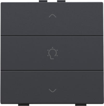 Niko 122-51043 Enkelvoudige dimbediening voor Niko Home Control, anthracite coated