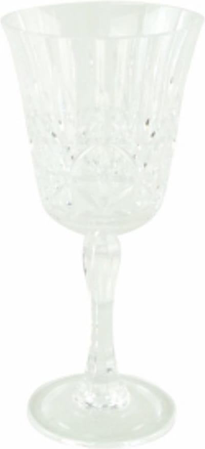 Goround Interior - wijnglazen - 200ml - kunststof - 2 stuks - exclusieve glazen - transparant - 8.5 cm - H 13.5 cm - kristal look