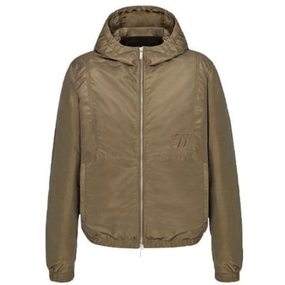 Dior x Kenny Scharf geborduurd logo capuchonjack