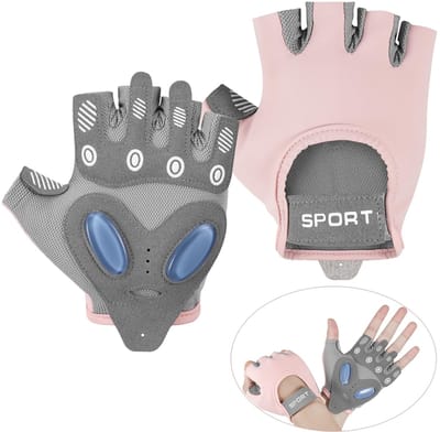 Dailygoods- Gymhandschoenen Dames - Comfortabele Gewichthefhandschoenen - Antislip Trainingshandschoenen - Ademend - Vingerloos - Microvezel/Nylon/Silicone