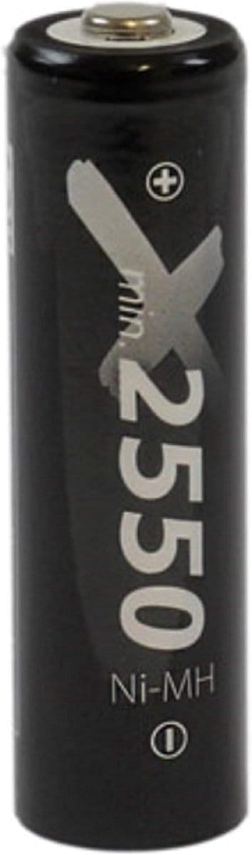 Oplaadbare AA Batterijen - Mignon Energiecellen - Apparaten Voeden - Lage Zelfontlading - 2550 mAh - Zwart