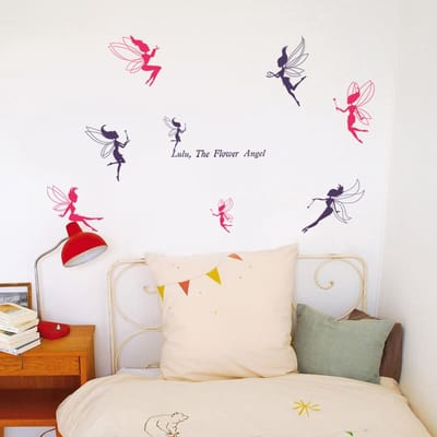 Walplus - Muursticker - Kinderkamer - Feetjes - Roze