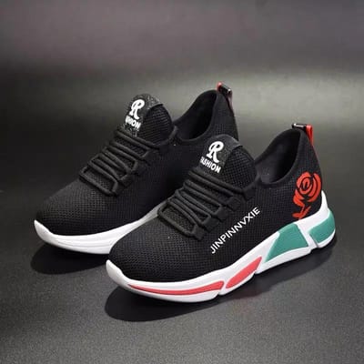 Dames Antislip Casual Schoenen Lente en Herfst Stoffen Schoenen Ademende Sport Hardloopschoenen 36