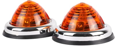 zijmarkeringslamp universeel oranje 2 stuks 12/24 volt - contourlamp - zij lamp - breedtelamp