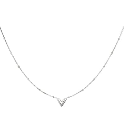 Ketting - V - Van - Vienna - stainless steel - zilver
