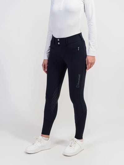 Rijbroek Clara full grip Navy Two on Tone - 34