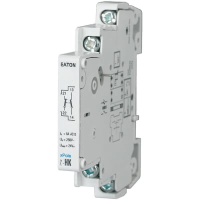 Eaton Z-HK hulpcontact 1N/O+1N/C - 8 A - 250 V AC - 248432