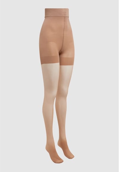 Next - Dames - Glanzende panty van 20 denier voor strakke billen, buik en dijen - Bruin