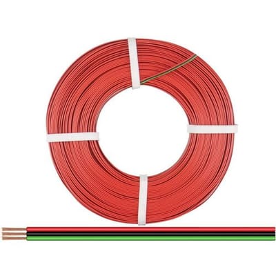 Donau Elektronik 325-014-25 Draad 3 x 0.25 mm² + 3 x 0.25 mm² Rood, Zwart, Groen 25 m