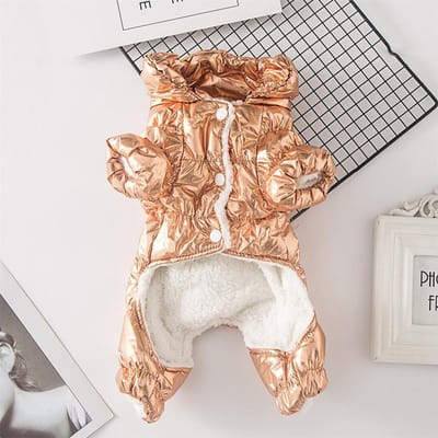 Winter Hondenkleding Voor Kleine Honden Kat Fleece Verdikken Warm Waterdicht Jas Jas Huisdier Puppy Franse Bulldog Chihuahua Jumpsuit XS brown