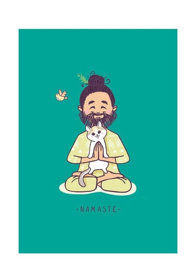 HappyBook - Notebook - Notitieboek - Yoga - Zeegroen - Werk - Studie - Dagboek - Diary - School - Yogales - Notities - Mindfulness - Meditatie - Yoga Notebook - Lessen opschrijven - Oefeningen onthouden - Feelings - Spiritualiteit - Yoga Lifestyle