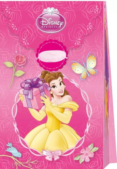 Princessen uitdeelzakjes / cadeauzakjes - 6 stuks