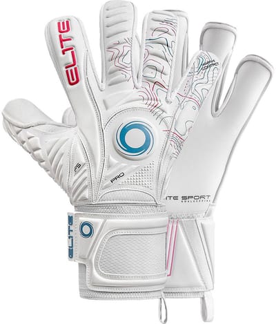 Elite Sport Pulsar Keepershandschoenen - Wit / Blauw / Rood | Maat: 10