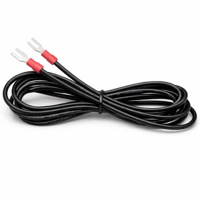 Draaibaar Grondkabel - Phono Kabel - Stoornissen Vrij Geluid - Koperen Geleider - 2 Meter - Zwart
