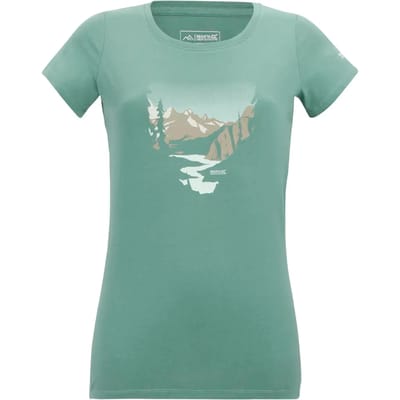Dames T-shirt met korte mouwen en grafische print