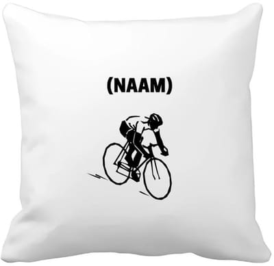 Akyol - wielrenner met je eigen naam Kussen hoes - Wielrennen - sport liefhebbers - mensen die houden van wielrennen - verjaardagscadeau - verjaardag - cadeau - kado - geschenk - gift - 40 bij 40 cm