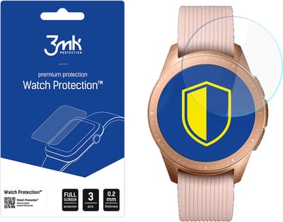 3MK FlexibleGlass Serie - Beschermhoes voor Samsung Galaxy Watch - 42mm - Hybride Glas - Krasbestendig