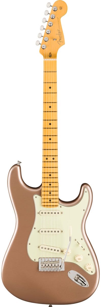 Fender American Professional Classic Stratocaster MN Faded Firemist Gold - ST-Style elektrische gitaar