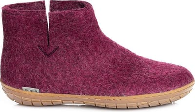 Glerups Laars met rubber zool-Cranberry-36