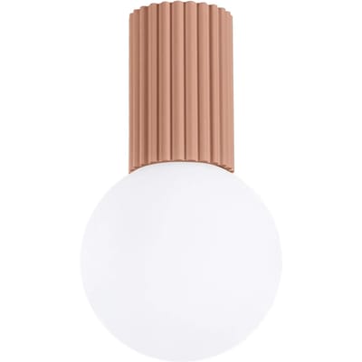 Sollux Lighting Hanglamp Halo - G9 - mokka - aluminium/glas - 12x12x21cm