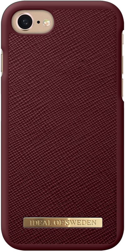 iDeal of Sweden Saffiano Backcover iPhone SE (2020) / 8 / 7 / 6(s) hoesje - Rood