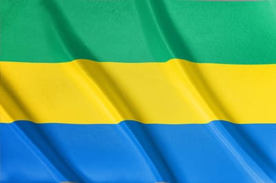 Vlag Gabon | Gabonese Vlag |  Alle Afrikaanse vlaggen | 52 soorten vlaggen | 150x100cm