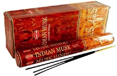 HEM Wierook - Indian Musk - Slof (6 pakjes/120 stokjes)