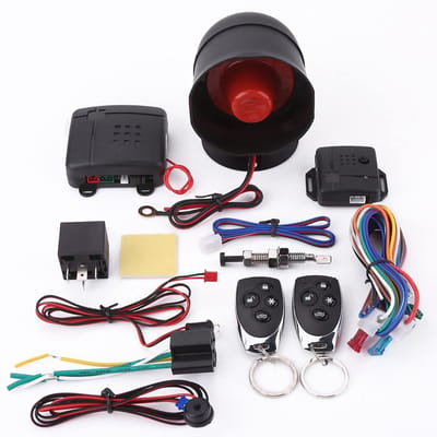 Dailygoods- Veiligheidsalarm Universeel - 2 Afstandsbedieningen - Hoge Betrouwbaarheid - Eenvoudige Installatie - Noodwaarschuwing - LED-Display - Autoalarm